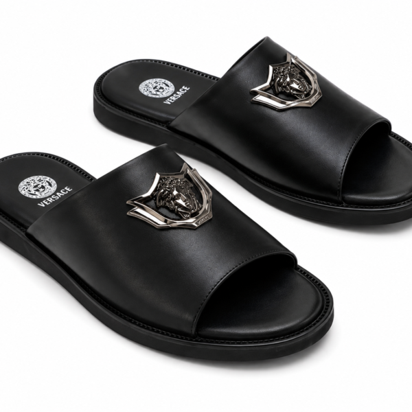 Crest Premium Leather Slides