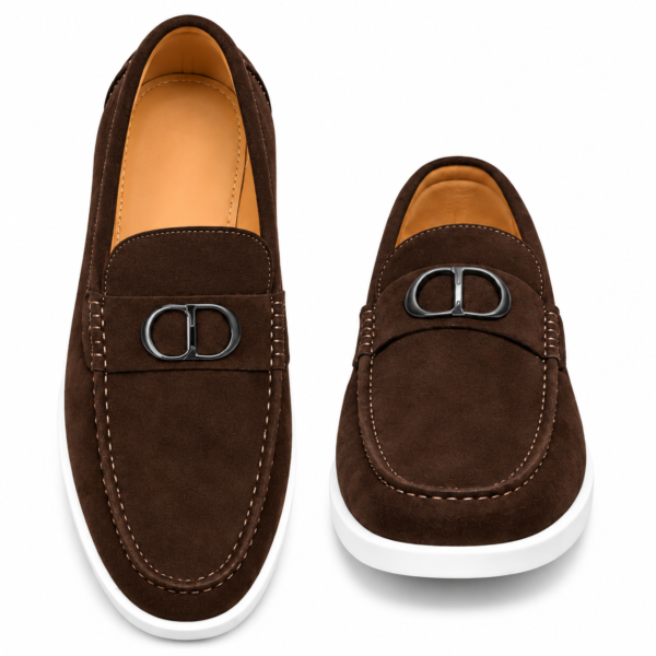 Monarch Suede Buckle Loafers
