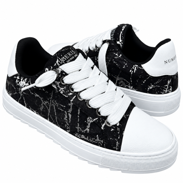Premium White& Black Sneaker
