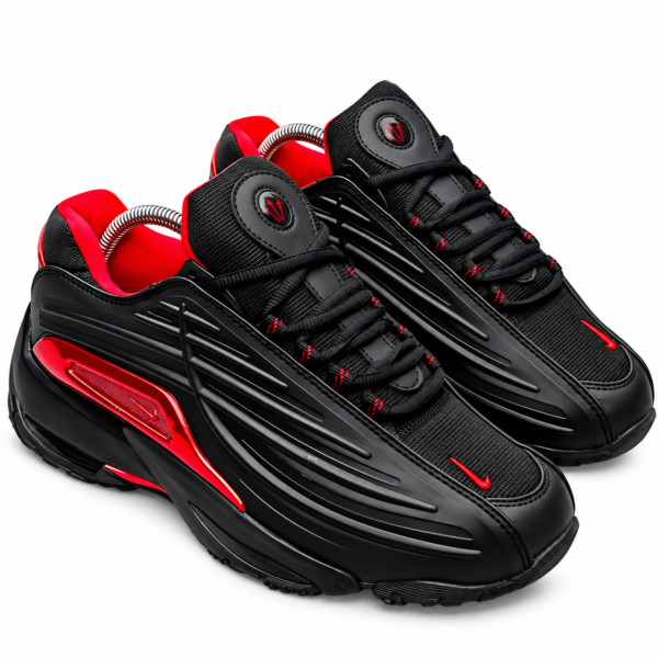 Luxury Black & Red Sneaker